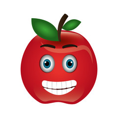 tomato character isolated icon vector illustration design