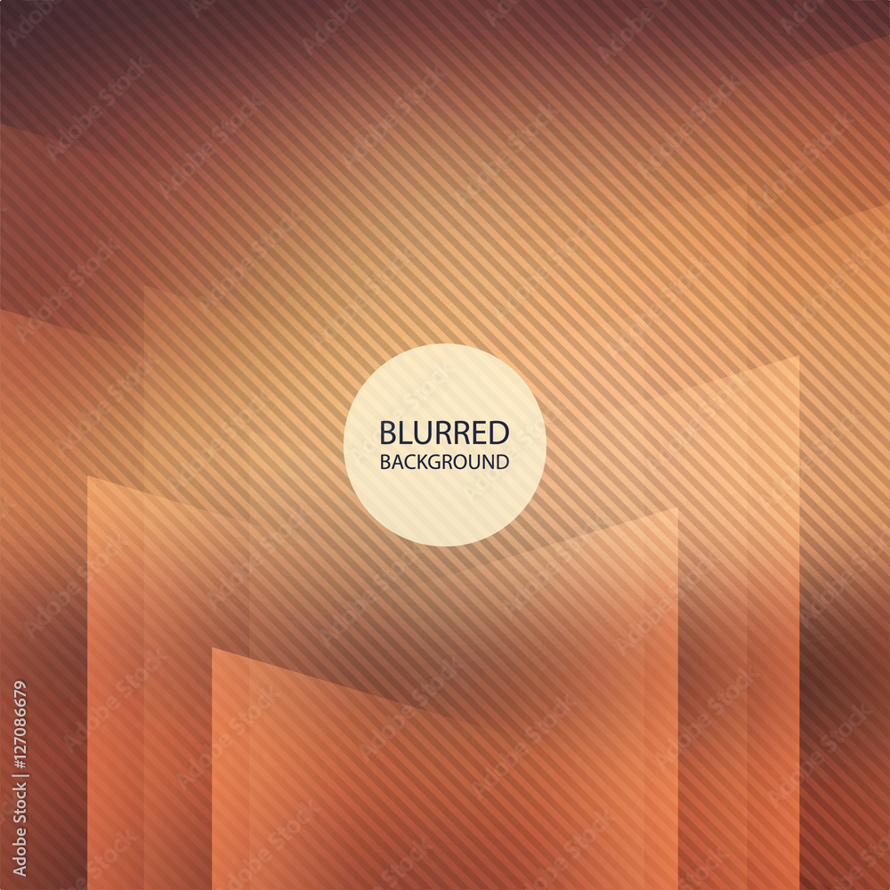 Poster abstract background design with blurred and striped pattern