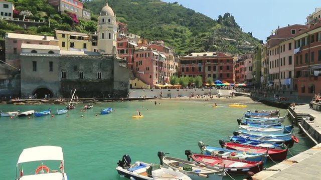 Village de Vernazza en Italie
