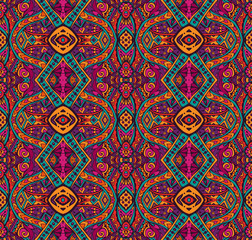 colorful ethnic seamless patten