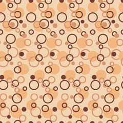 Seamless Circle Pattern Background Vector