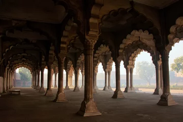 Cercles muraux Travaux détablissement Diwan-i-Am - Salle d& 39 audience publique du fort d& 39 Agra, Uttar Pradesh