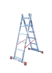 Aluminum metal step-ladder
