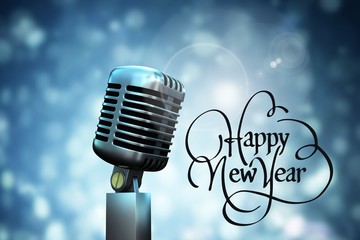 Composite image of happy new year