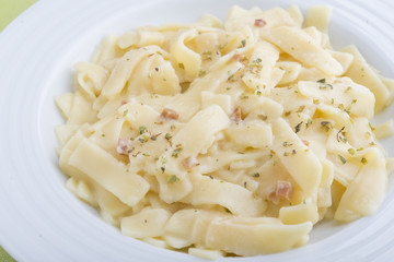 Tagliatelle of Carbonara