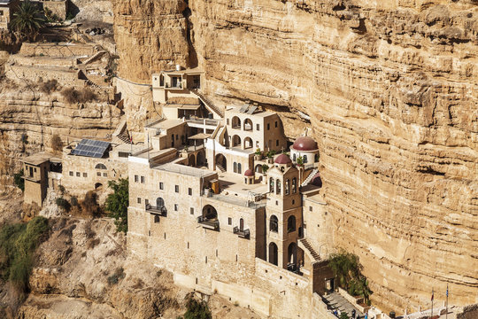 Saint George monastery in Judea desert, Palestine