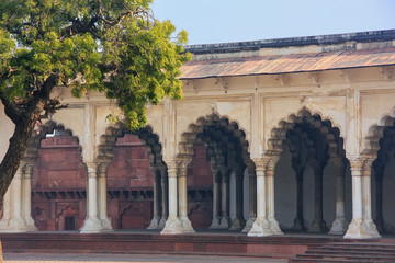 Fototapeta premium Diwan-i-Am - Hall of Public Audience in Agra Fort, Uttar Pradesh