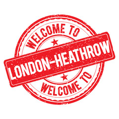Welcome to LONDON-HEATHROW Stamp.