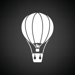 Obraz premium Hot air balloon icon