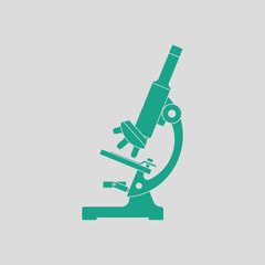 Icon of chemistry microscope