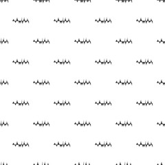 Audio equalizer technology pattern. Simple illustration of audio equalizer technology vector pattern for web
