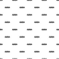 Audio equalizer technology pattern. Simple illustration of vector pattern for web
