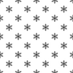 Snowflake pattern. Simple illustration of snowflake vector pattern for web