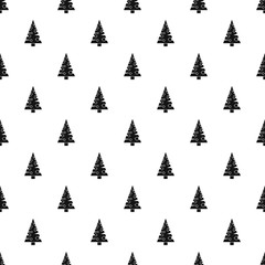 Obraz premium Christmas tree pattern. Simple illustration of Christmas tree vector pattern for web