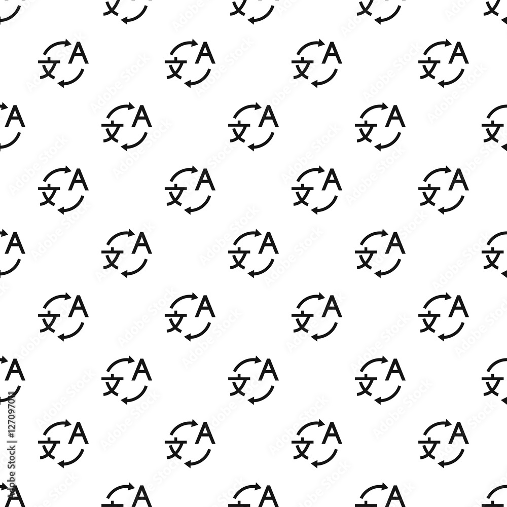 Poster translation pattern. simple illustration of translation vector pattern for web