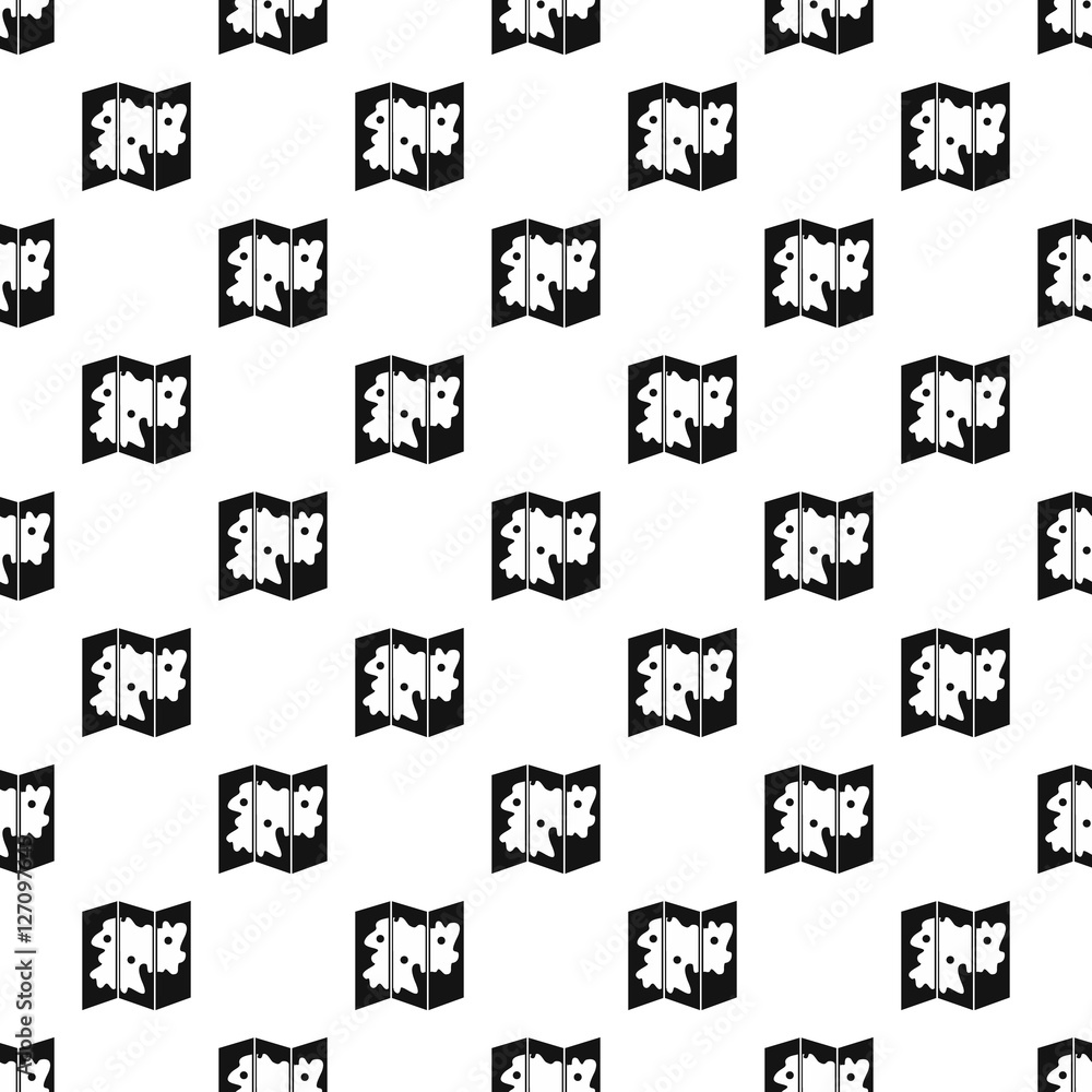 Poster map pattern. simple illustration of map vector pattern for web