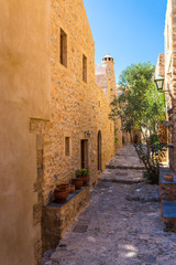 Fototapeta premium Monemvasia the medieval town in Peloponnese