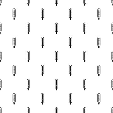 Medical thermometer pattern. Simple illustration of medical thermometer vector pattern for web