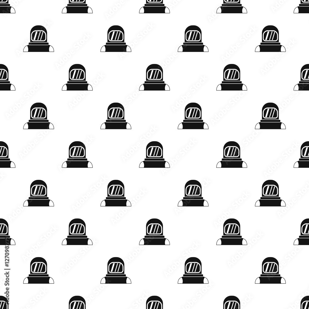 Poster Astronaut pattern. Simple illustration of astronaut vector pattern for web
