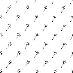 Magic wand pattern. Simple illustration of magic wand vector pattern for web