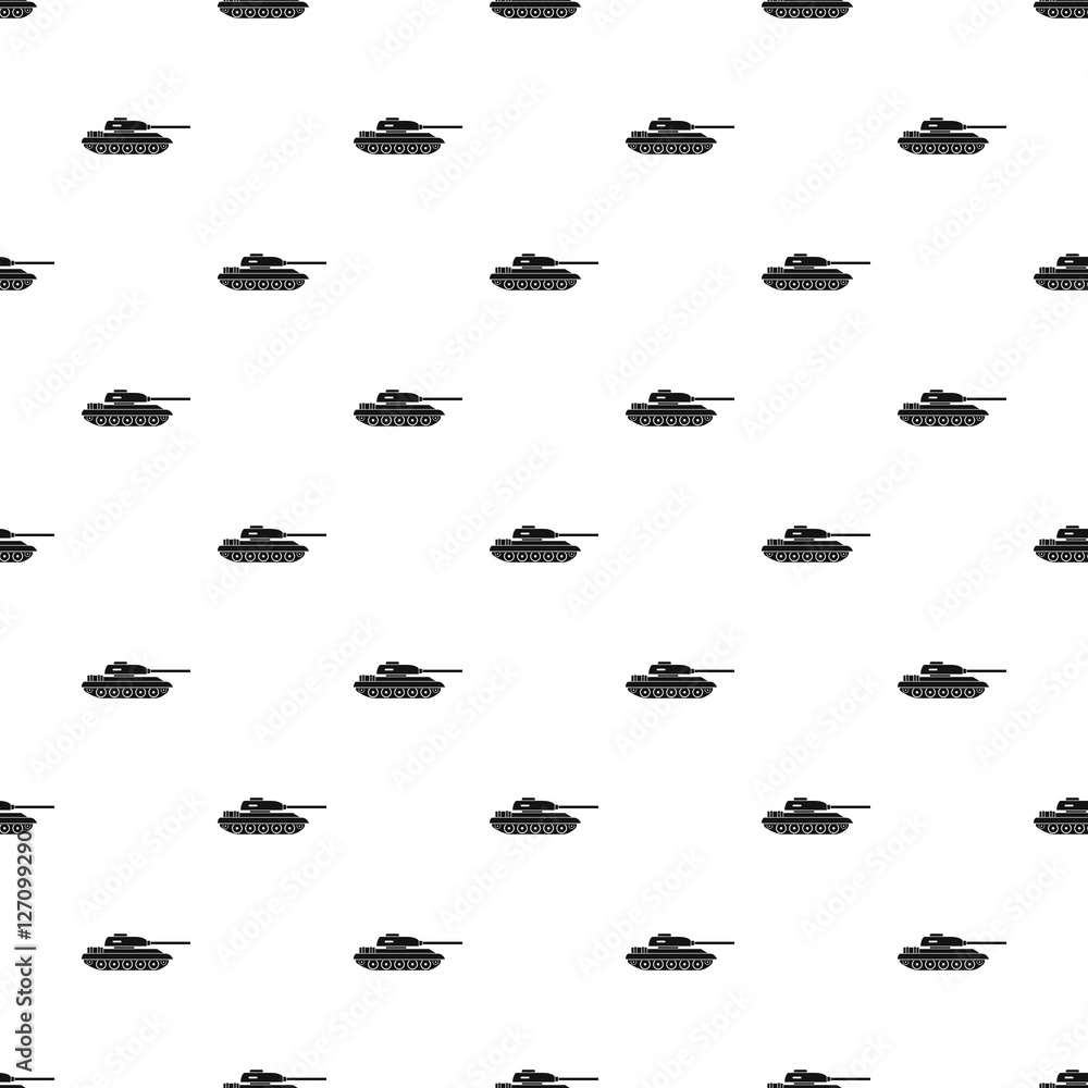 Aufkleber tank pattern. simple illustration of tank vector pattern for web