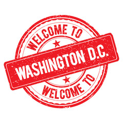 Welcome to WASHINGTON D.C. Stamp.