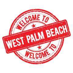 Welcome to WEST PALM BEACH Stamp.