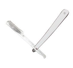 razor on a white background