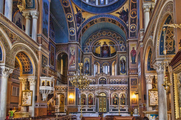 Fototapeta na wymiar Iglesia de Atenas