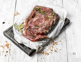 meat prepared for jerky