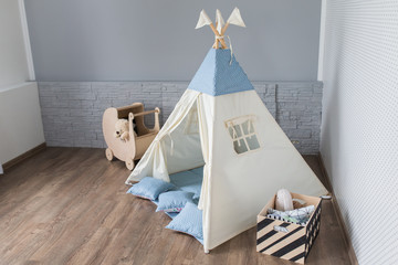 teepee in room