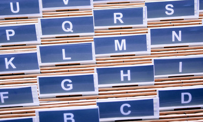 Register Karteien im Archiv