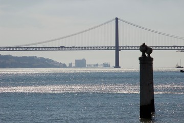 Lissabon Brücke über dem Tero