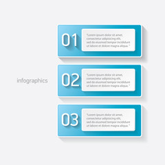 blue modern progress paper banners