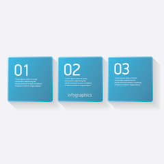 blue modern progress paper banners