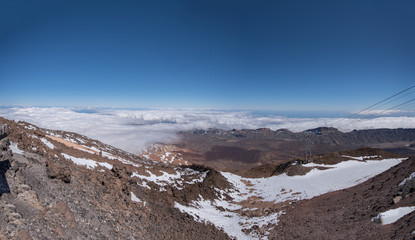 Blick vom Gipfel des Tide