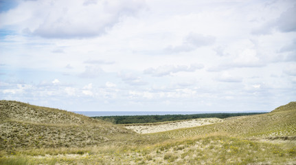 View of Dead Dunes, Nida, Klaipeda, Lithuania.