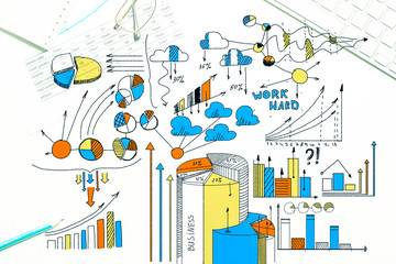 Obraz premium Plan for profitable business