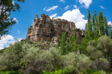 Fototapeta na wymiar Ihlara valley in Cappadocia, Turkey
