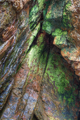 Green marine cave