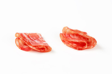 slices of dry salami