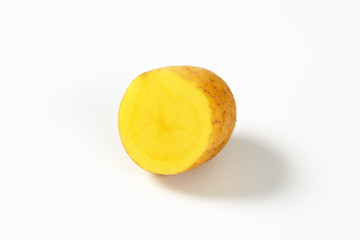 half a raw potato