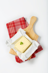 block of fresh butter