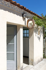 French toilet building