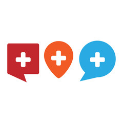 Obraz premium Plus sign icon. Positive symbol