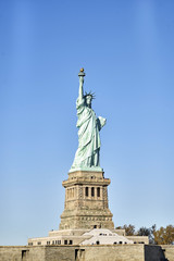 Obraz na płótnie Canvas Statue of Liberty on pedestal