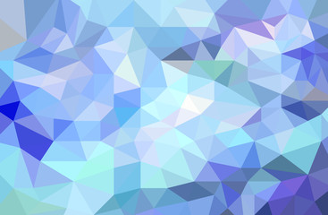 geometric blue low poly background