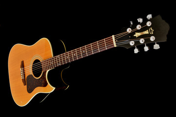 Obraz na płótnie Canvas Cutaway Acoustic Guitar - High Quality