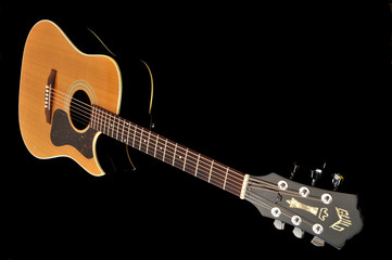 Naklejka na ściany i meble Cutaway Acoustic Guitar - High Quality