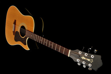 Obraz na płótnie Canvas Cutaway Acoustic Guitar - High Quality